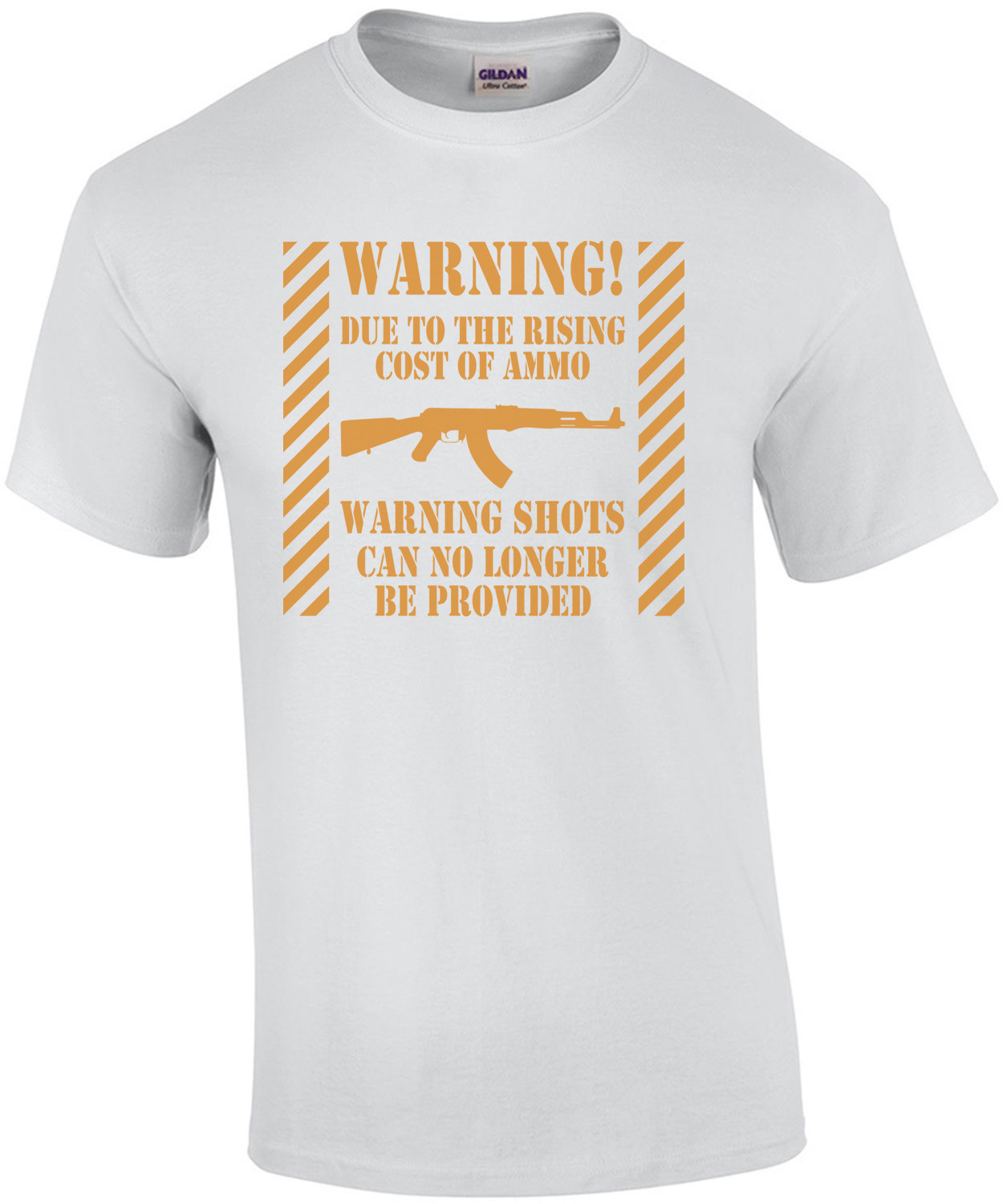 Warning! Due to the rising cost of ammo warning shots can no longer be provided - Gun