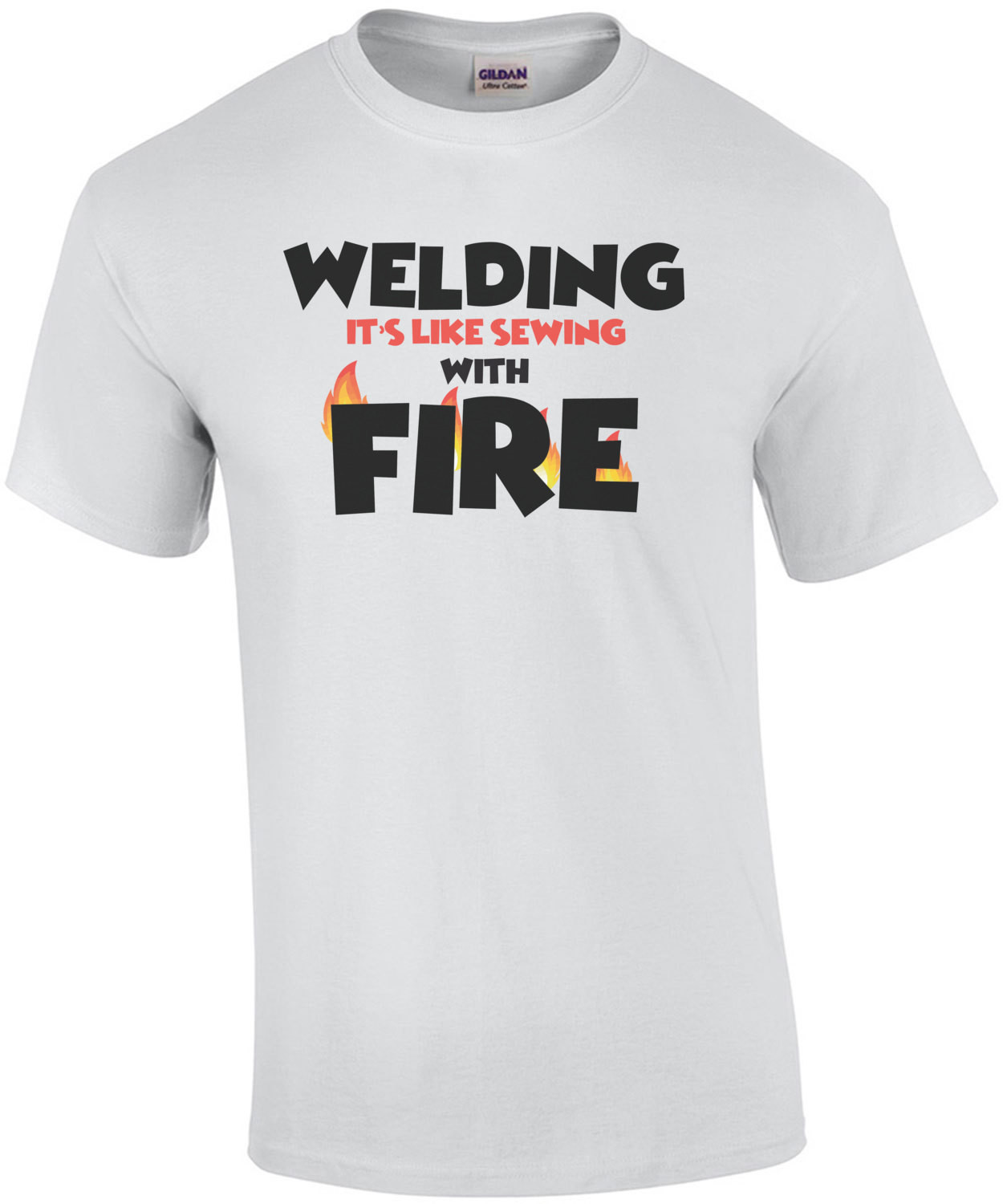Welding is like sewing with fire - welding - funny welder