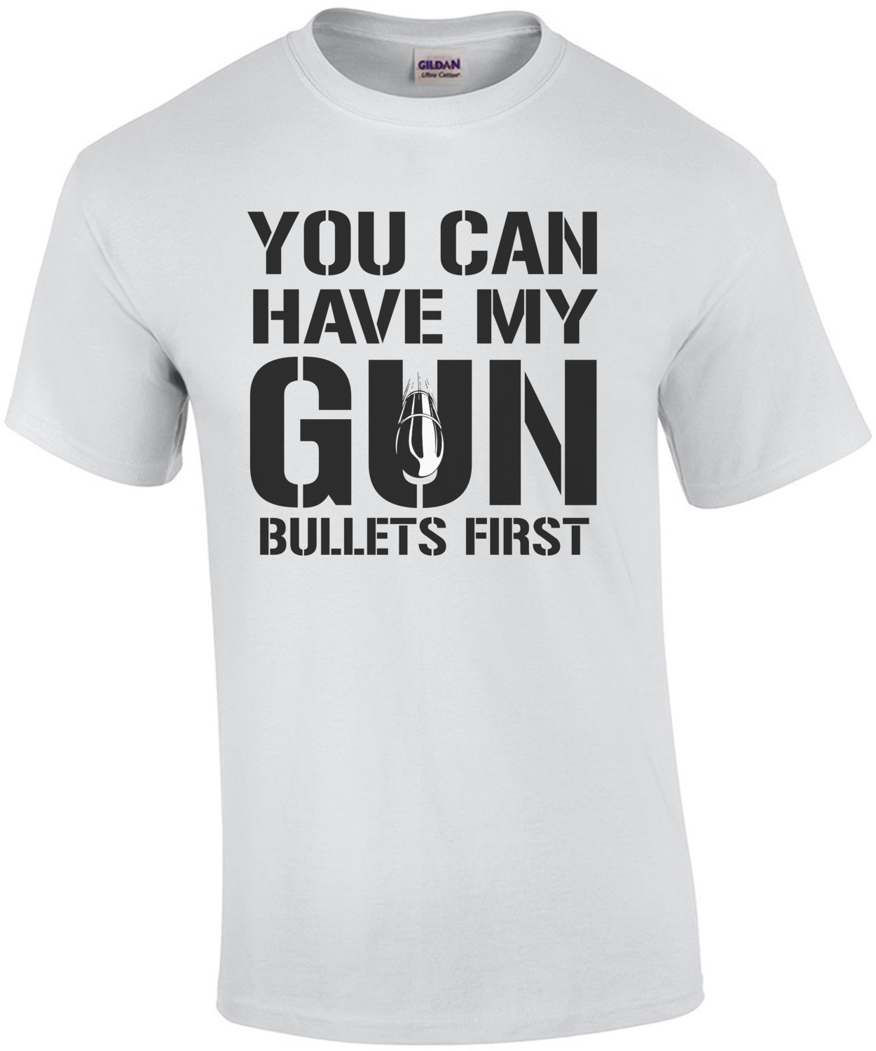 You can have my gun bullets first - pro gun
