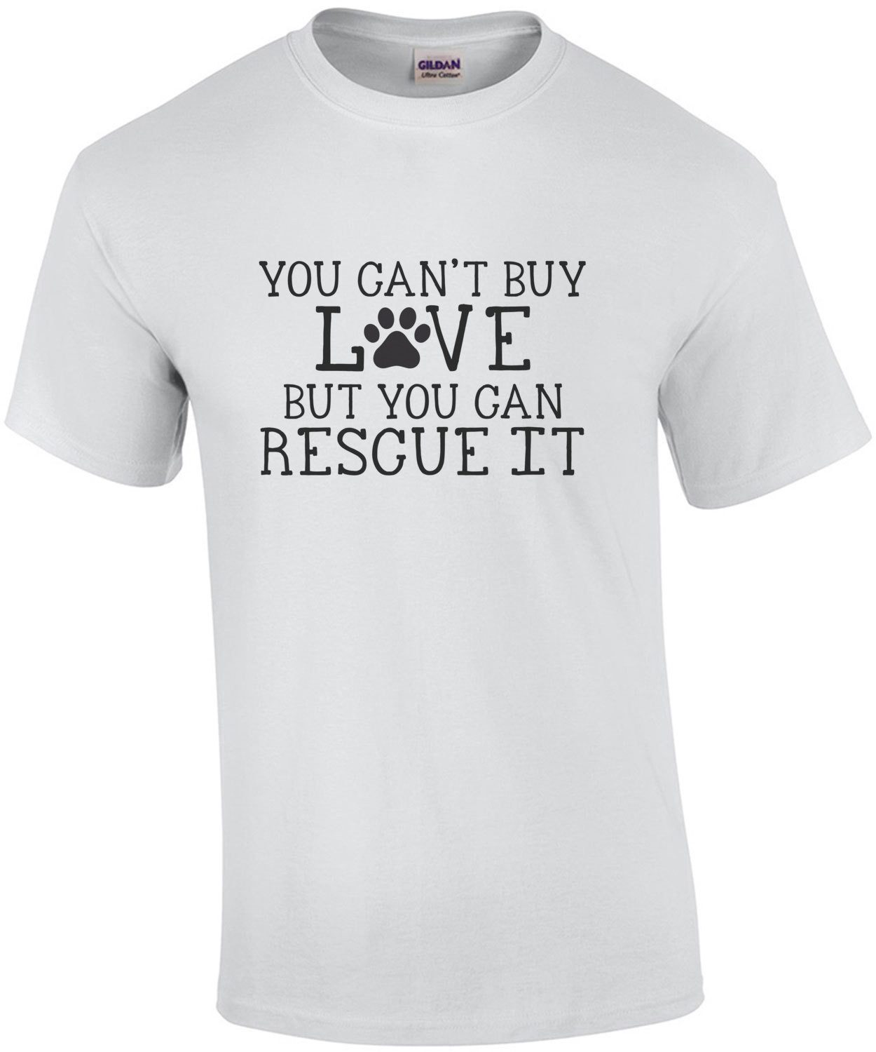 You can't buy love but you can rescue it - rescue dog