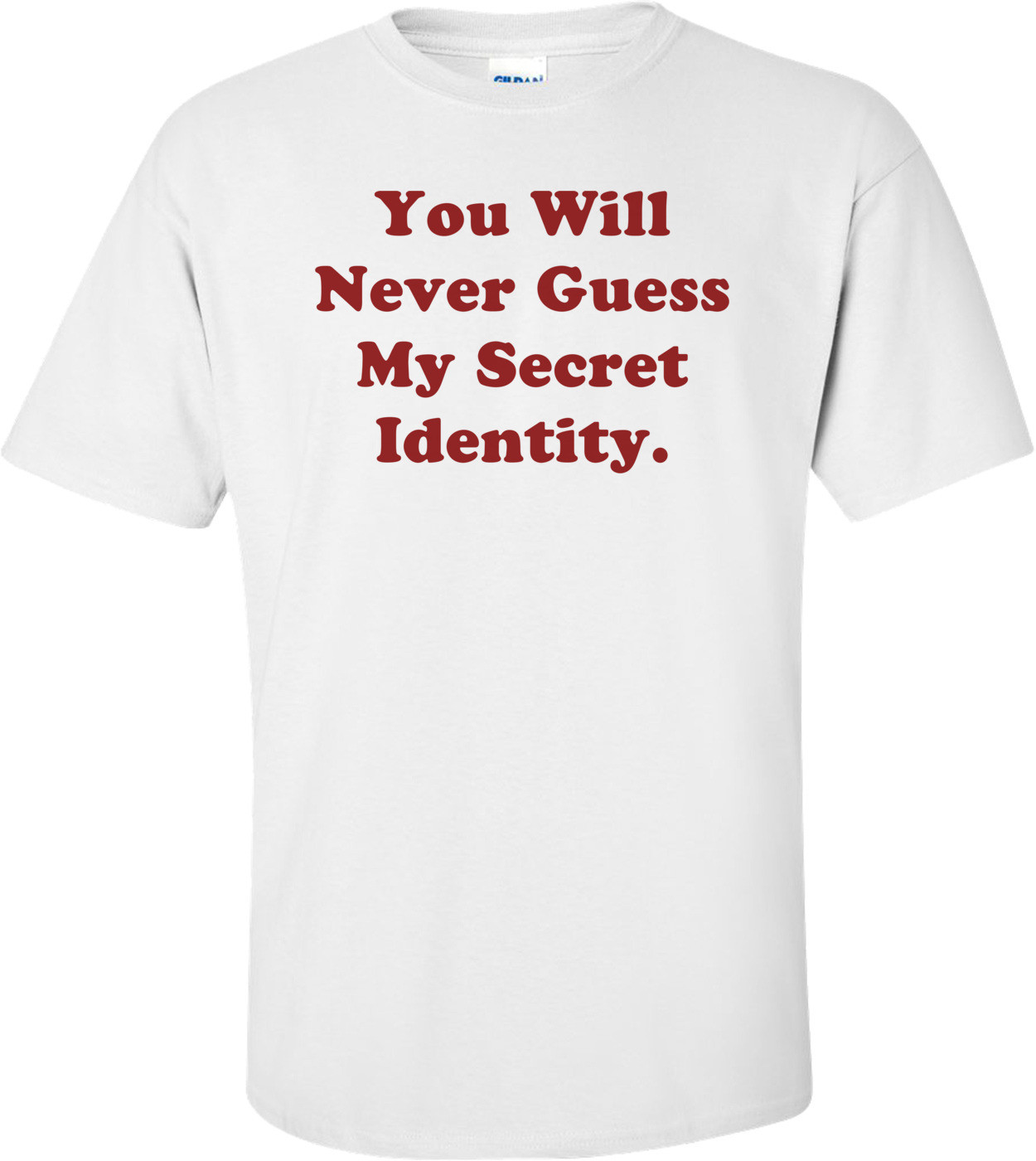 You Will Never Guess My Secret Identity.