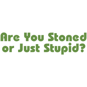 Are You Stoned Or Just Stupid