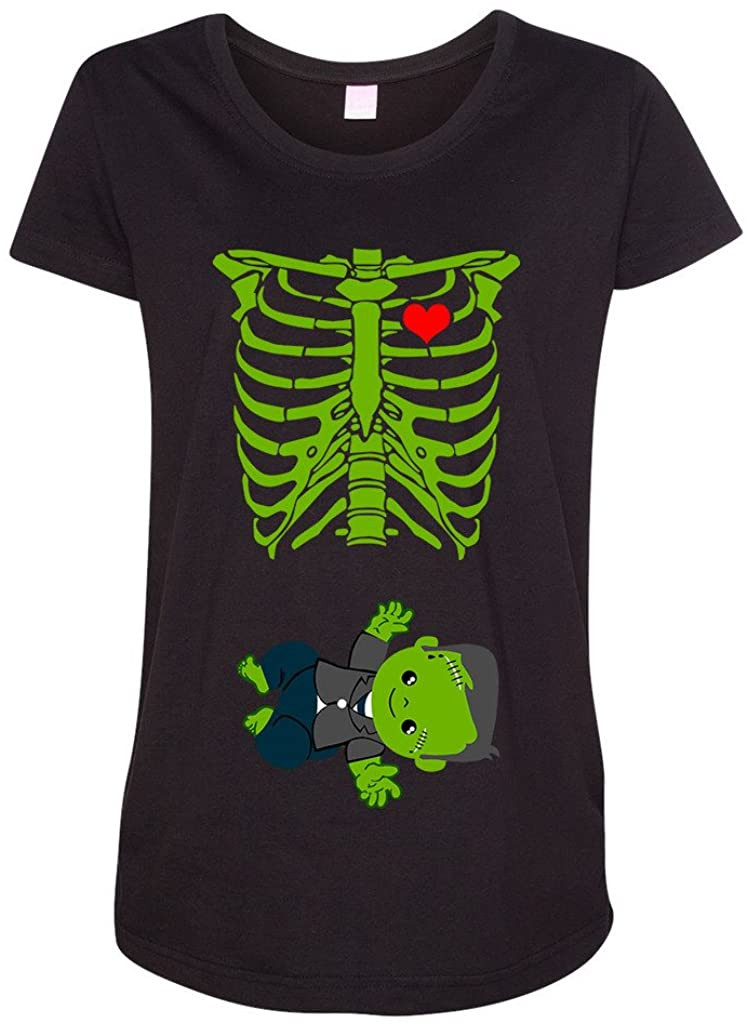 Baby Skeleton Baby Frankenstein Halloween Horror T-Shirt