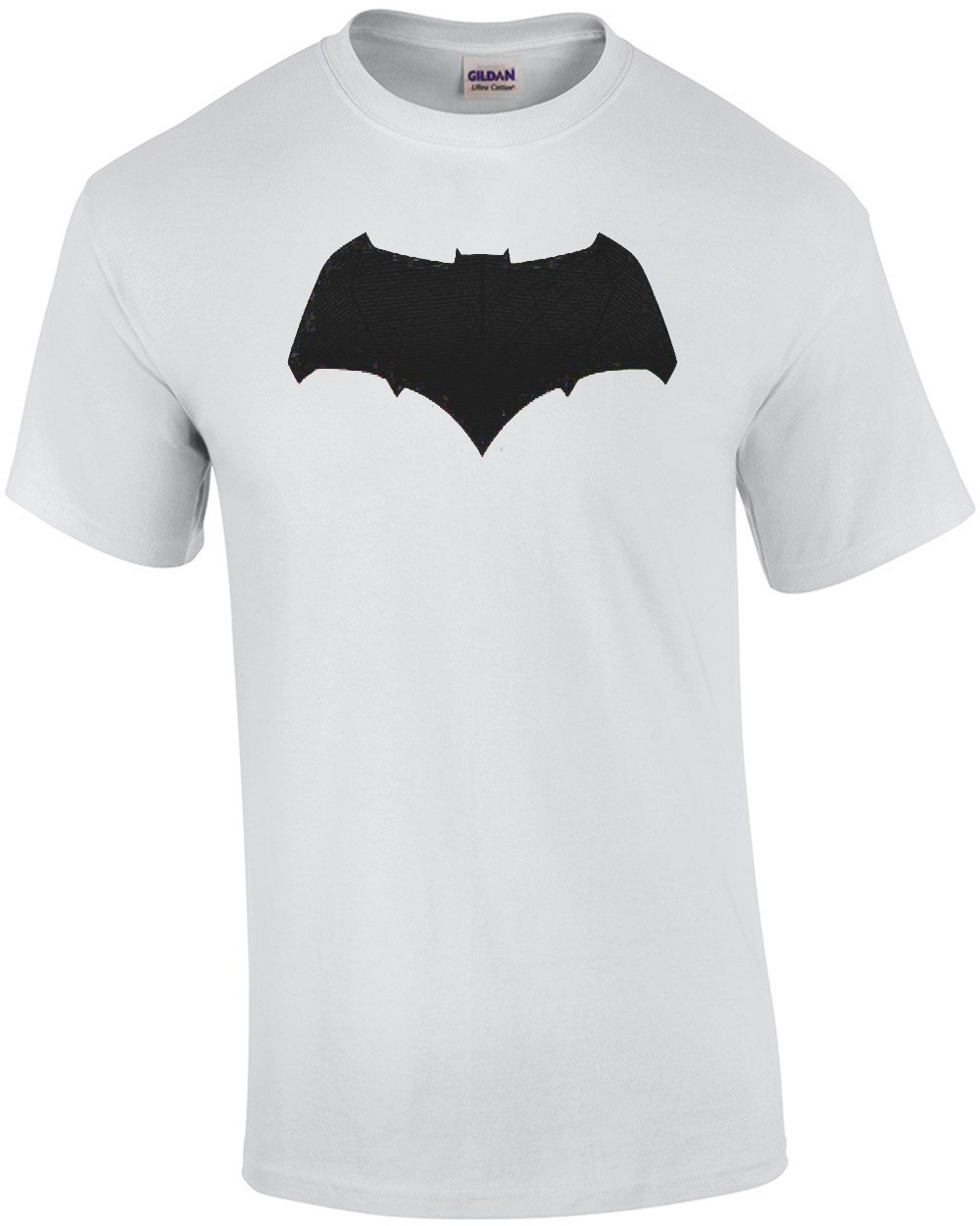 Classic Batman V Superman Movie Batman Uniform Logo Heather T-Shirt