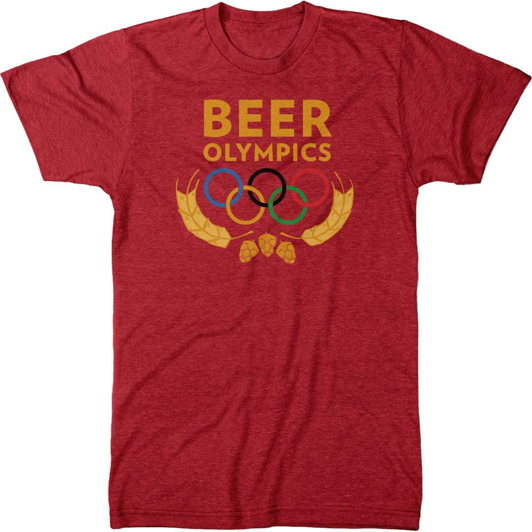 Beer Olympics Is The Best Olympics Men's Tri-Blend T-Shirt