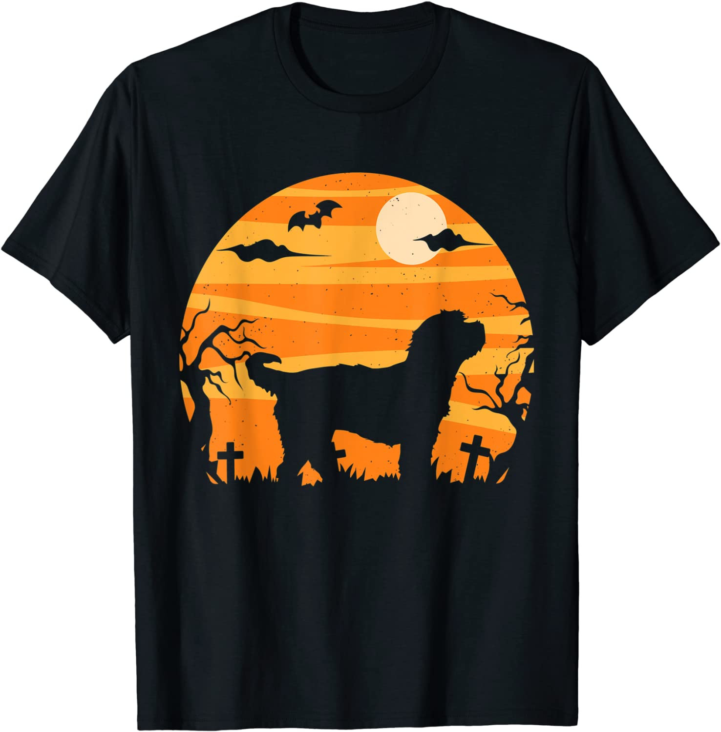 Bernedoodle Halloween  T-Shirt