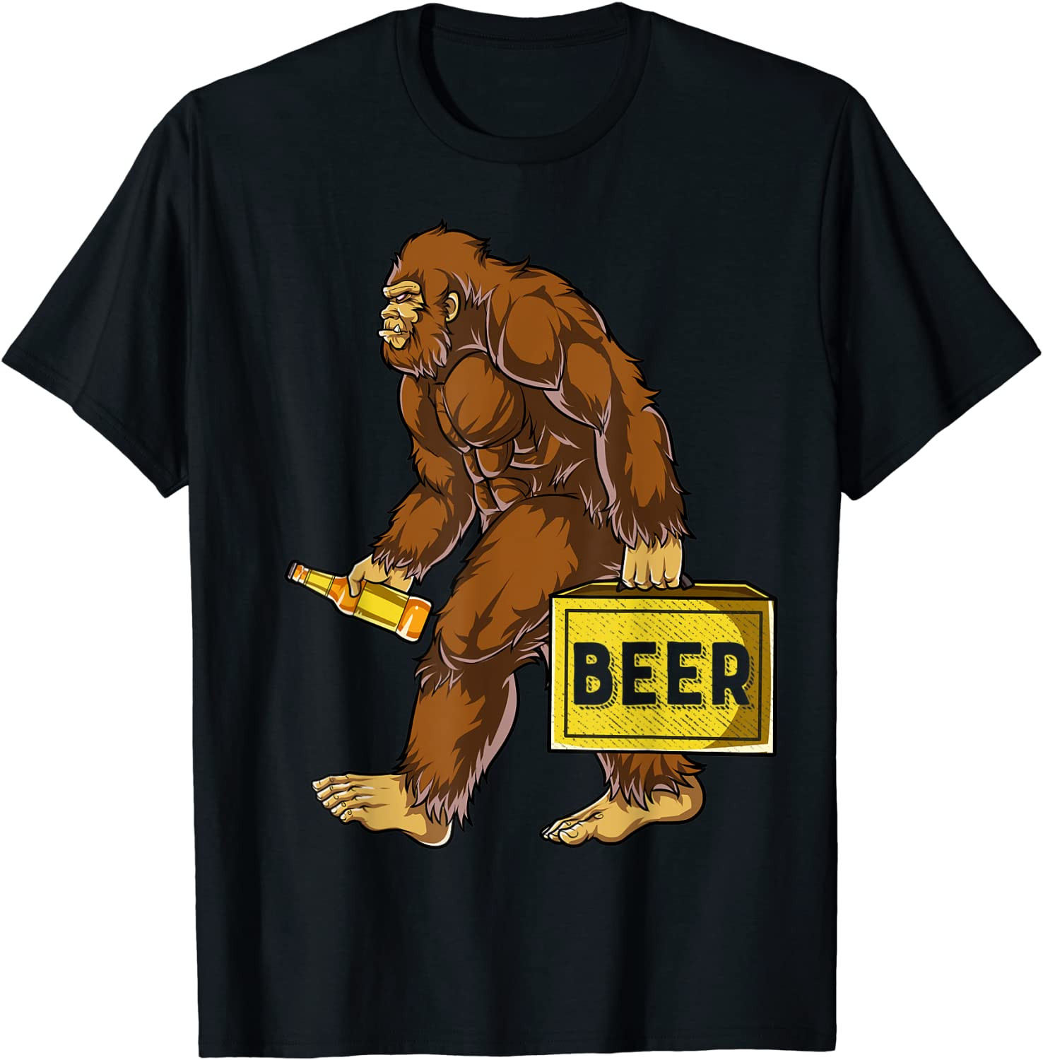 Bigfoot With Beer T-Shirt