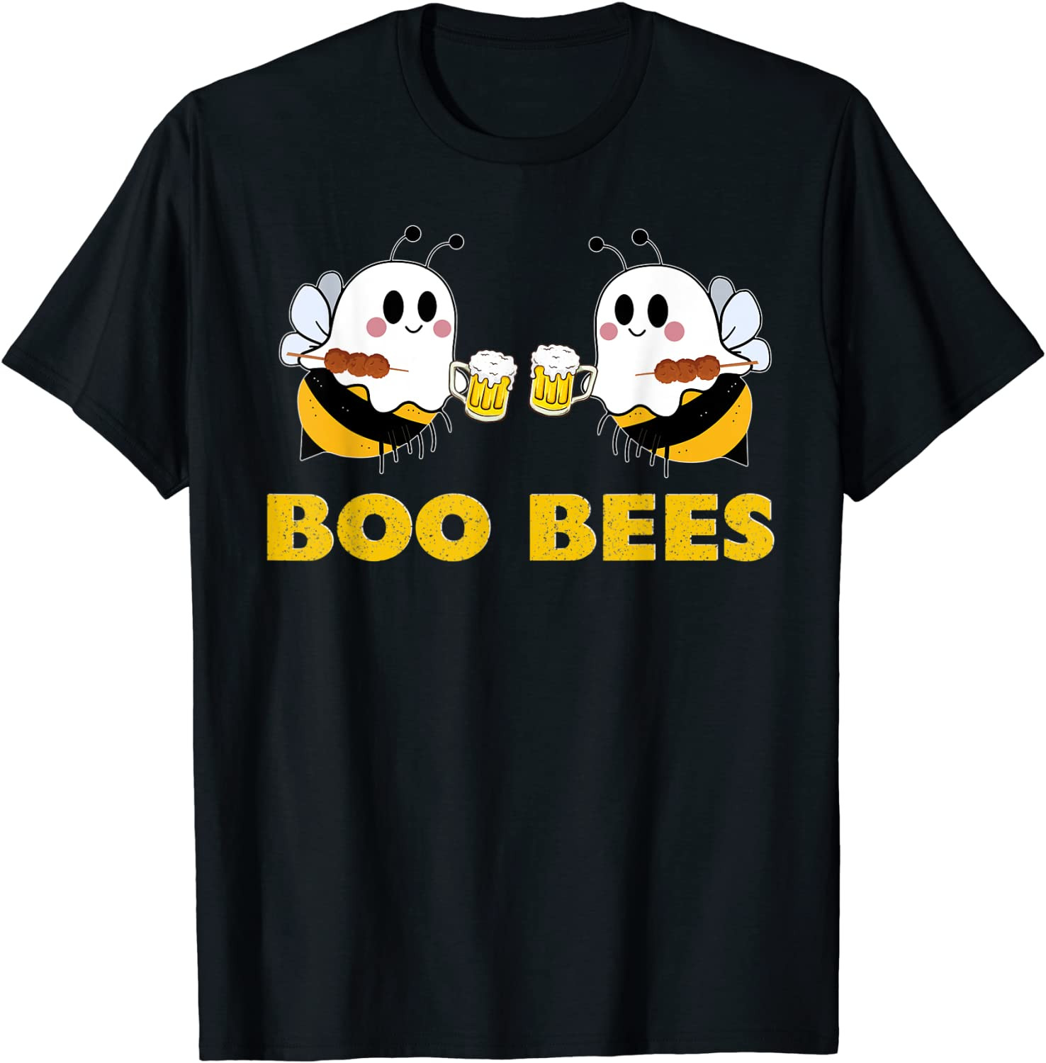 Boo Bee Couples Drinking Beer Love Halloween Beer Lover T-Shirt