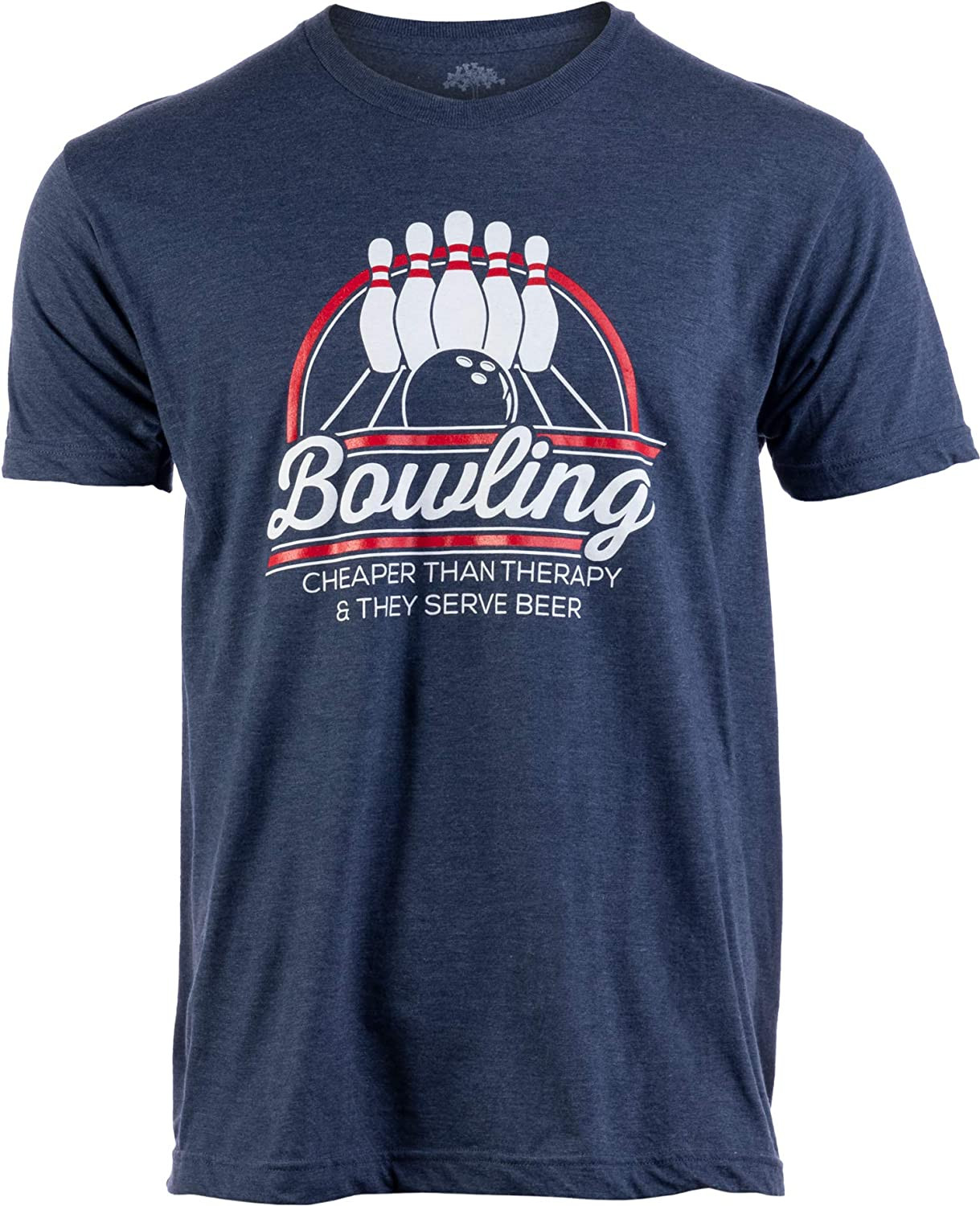 Bowling: Cheaper Than Therapy, & They Serve Beer T-Shirt