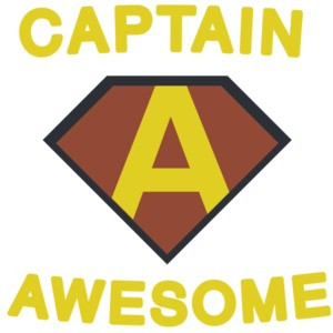 Captain Awesome. Funny