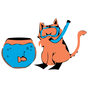 Cat Snorkel Funny