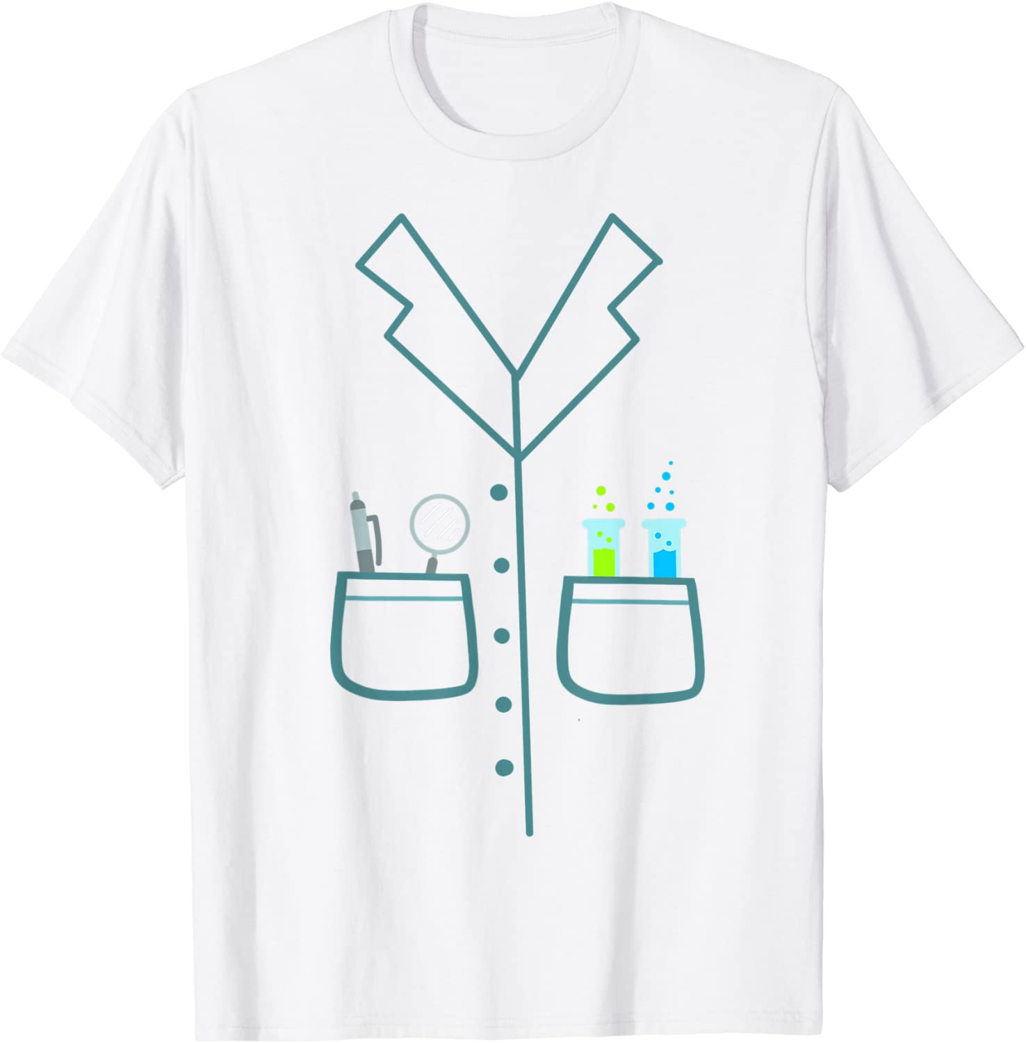 Chemist Science Teacher Costume Halloween T-Shirt