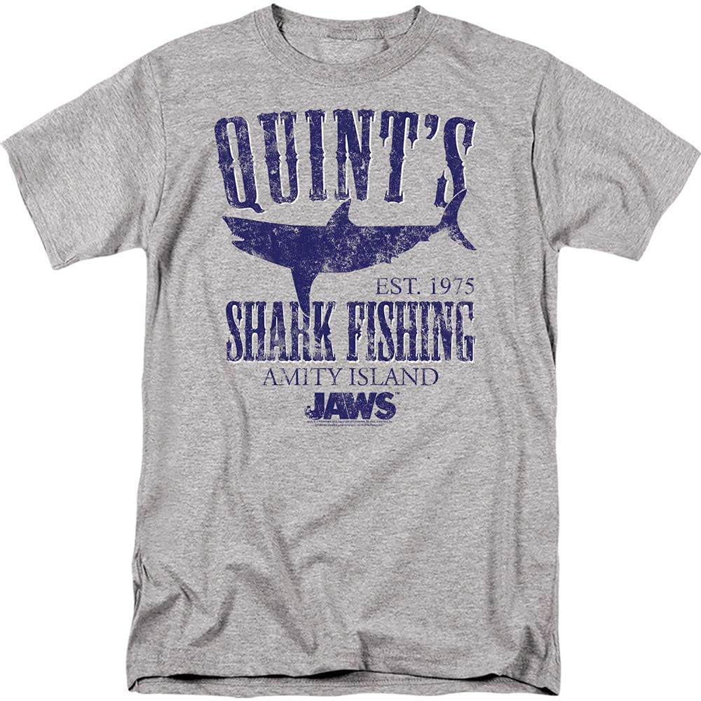 Classic Jaws Shark Movie Quint's Big Game Fishing T-Shirt
