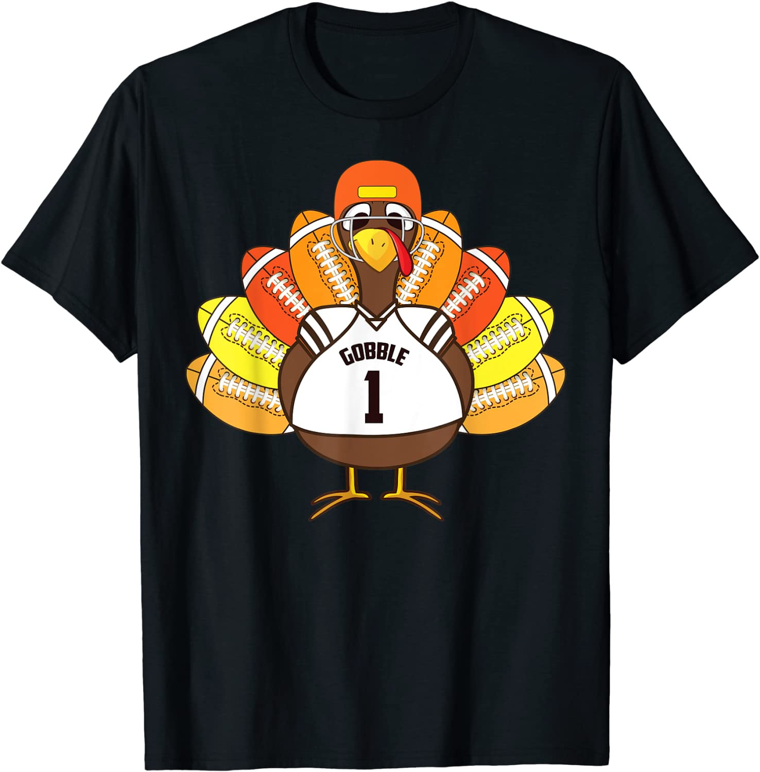 Cool Thanksgiving Football  T-Shirt
