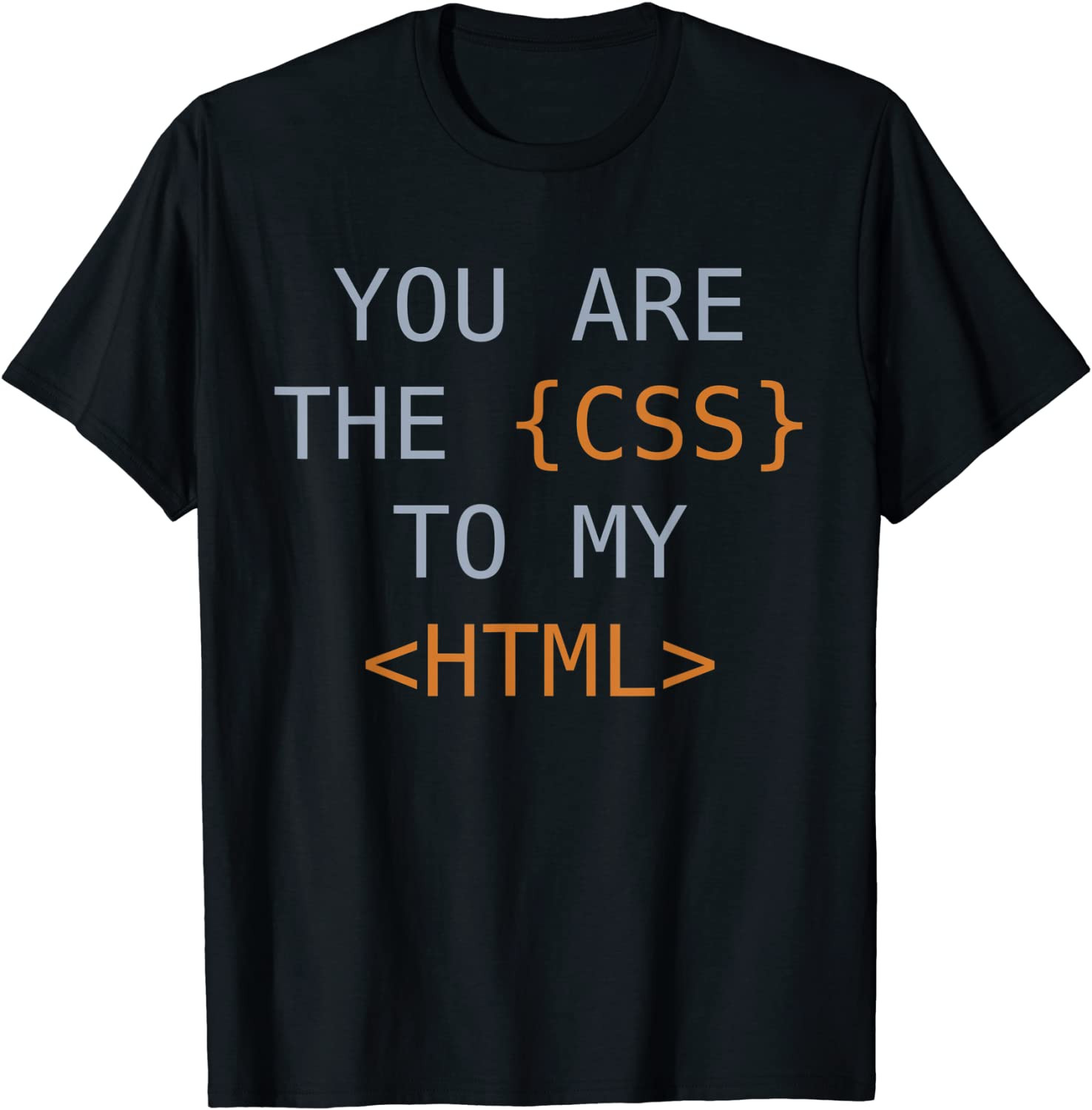 CSS HTML Valentine Code T-Shirt
