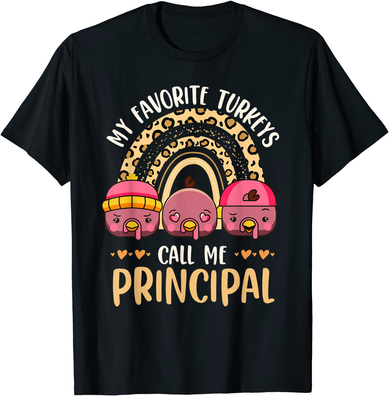 Cute Thanksgiving Principal T-Shirt
