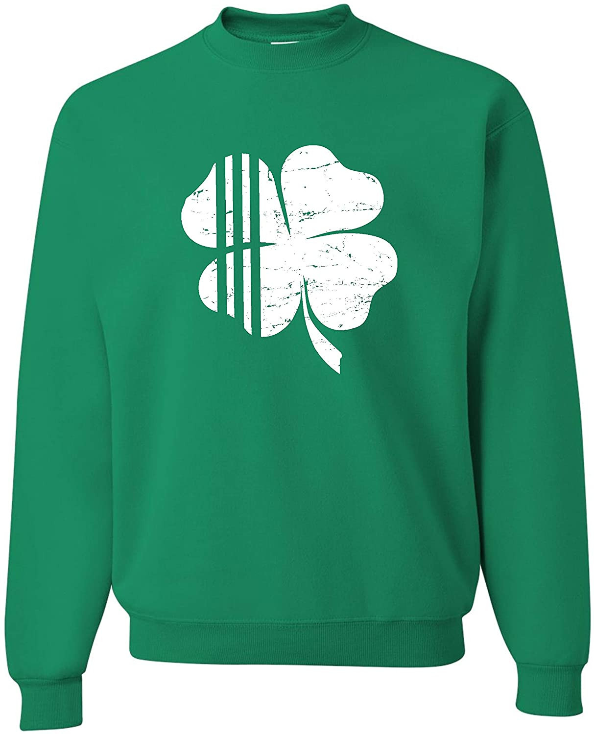 Distressed Shamrock St. Patrick's Day Irish Pride Sweat T-Shirt