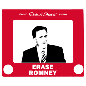 Etch A Sketch Erase Romney - Anti Mitt Romney