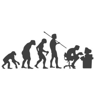Evolution Computer User - Funny Evolution