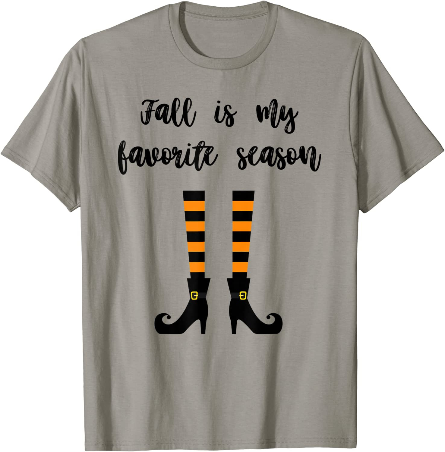 Fall Is My Favorite Season - Halloween Autumn Witch Boots T-Shirt