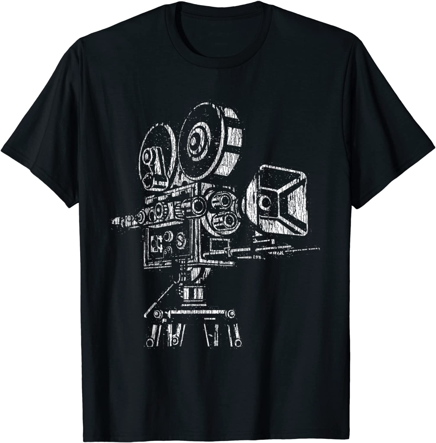 Film Lover Vintage 35mm 70mm Movie Camera T-Shirt