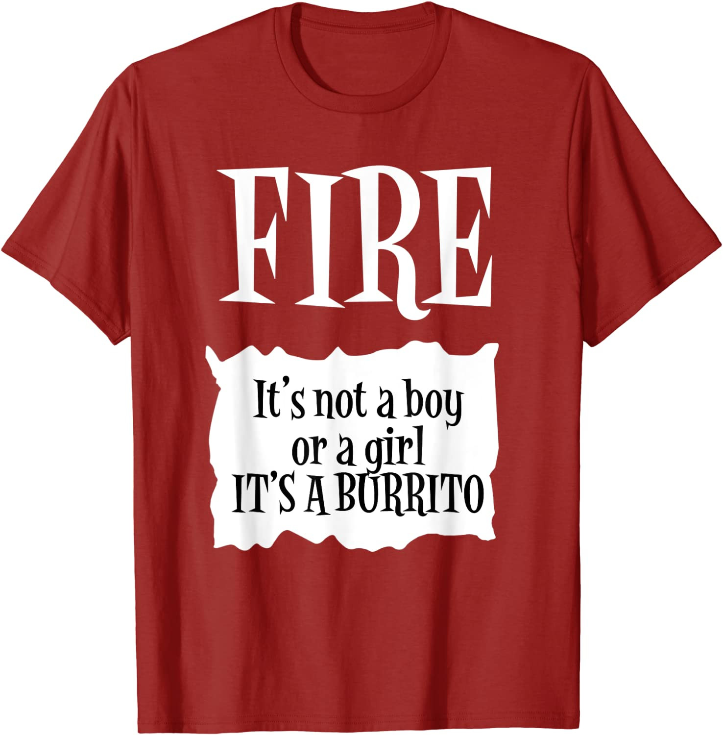 FIRE - Hot Packet Halloween Taco Costume T-Shirt