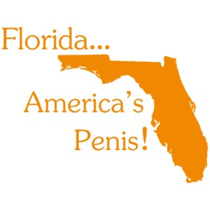 Florida... America's Penis!  Funny