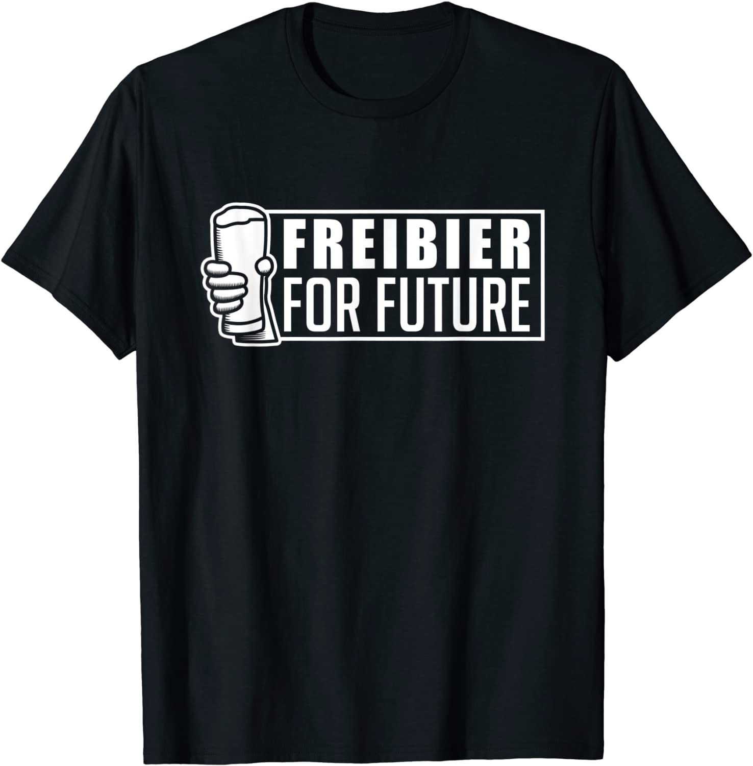 Freibier For Future Drinking Beer Lovers Gift T-Shirt