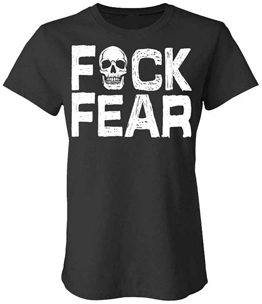 Fuck Fear - Drink Beer - Wrestling Austin Sports - Ladies Cotton T-Shirt