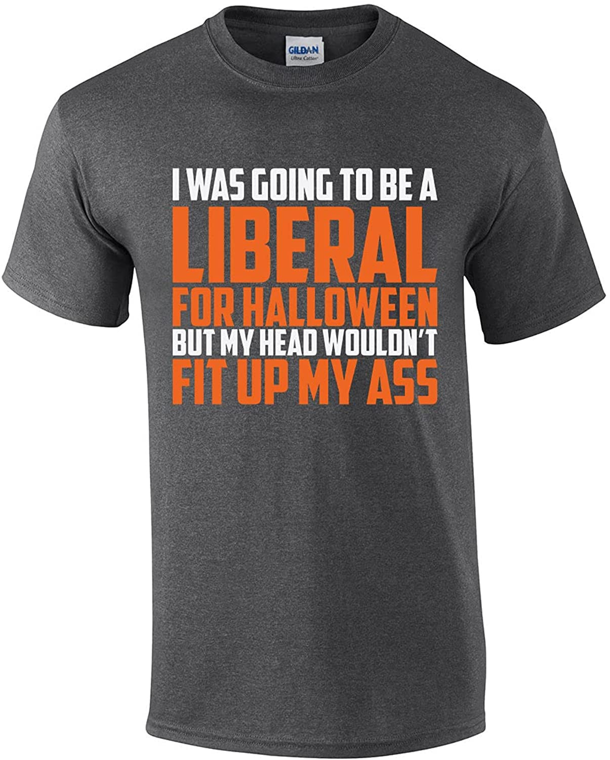 Funny Halloween I Was Going To Be A Liberal Political Humor Men's T-Shirt