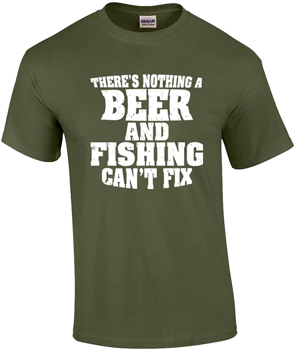 Funny Nothing Beer And Fishing Can't Fix T-Shirt