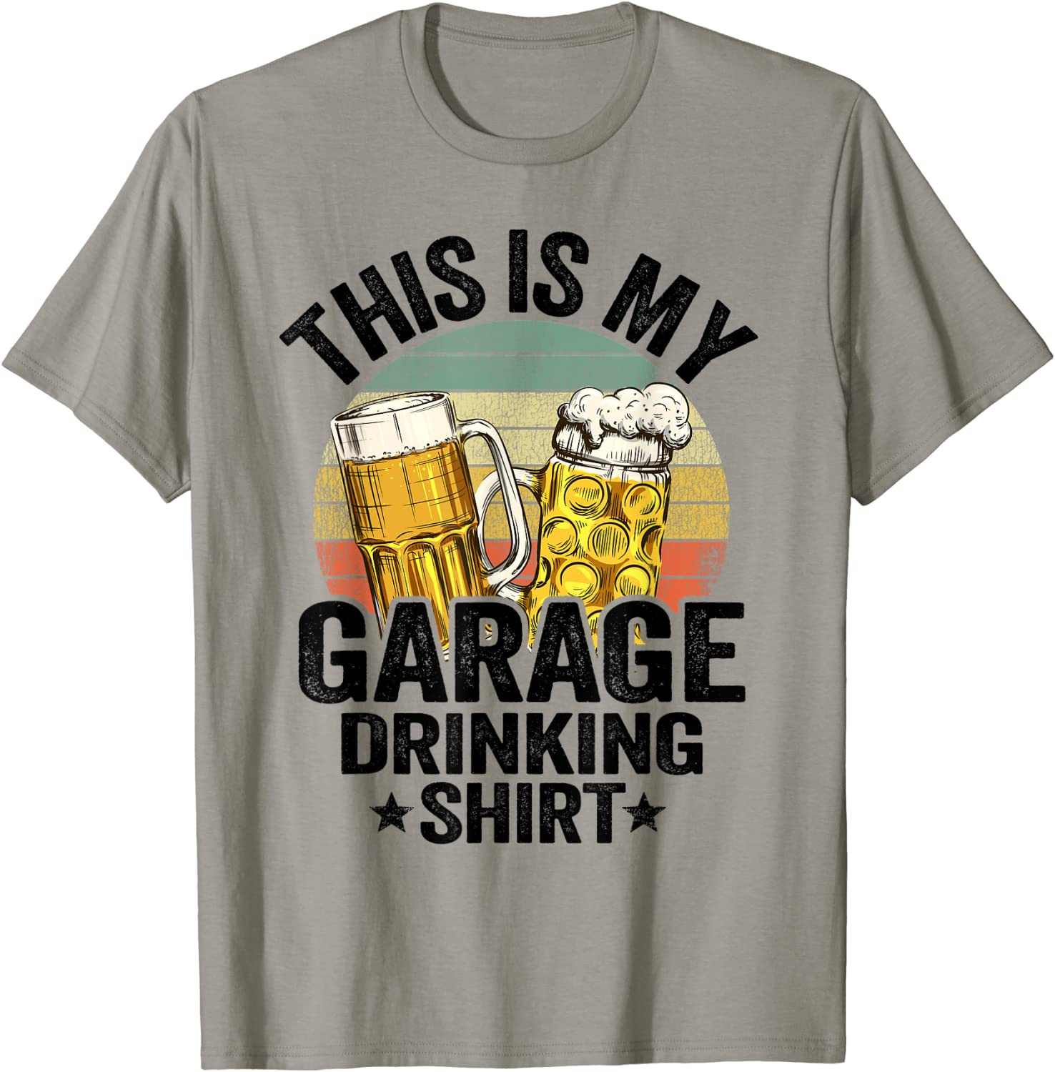 Garage Drinker Dad Vintage Beer This Is My Garage Drinking T-Shirt