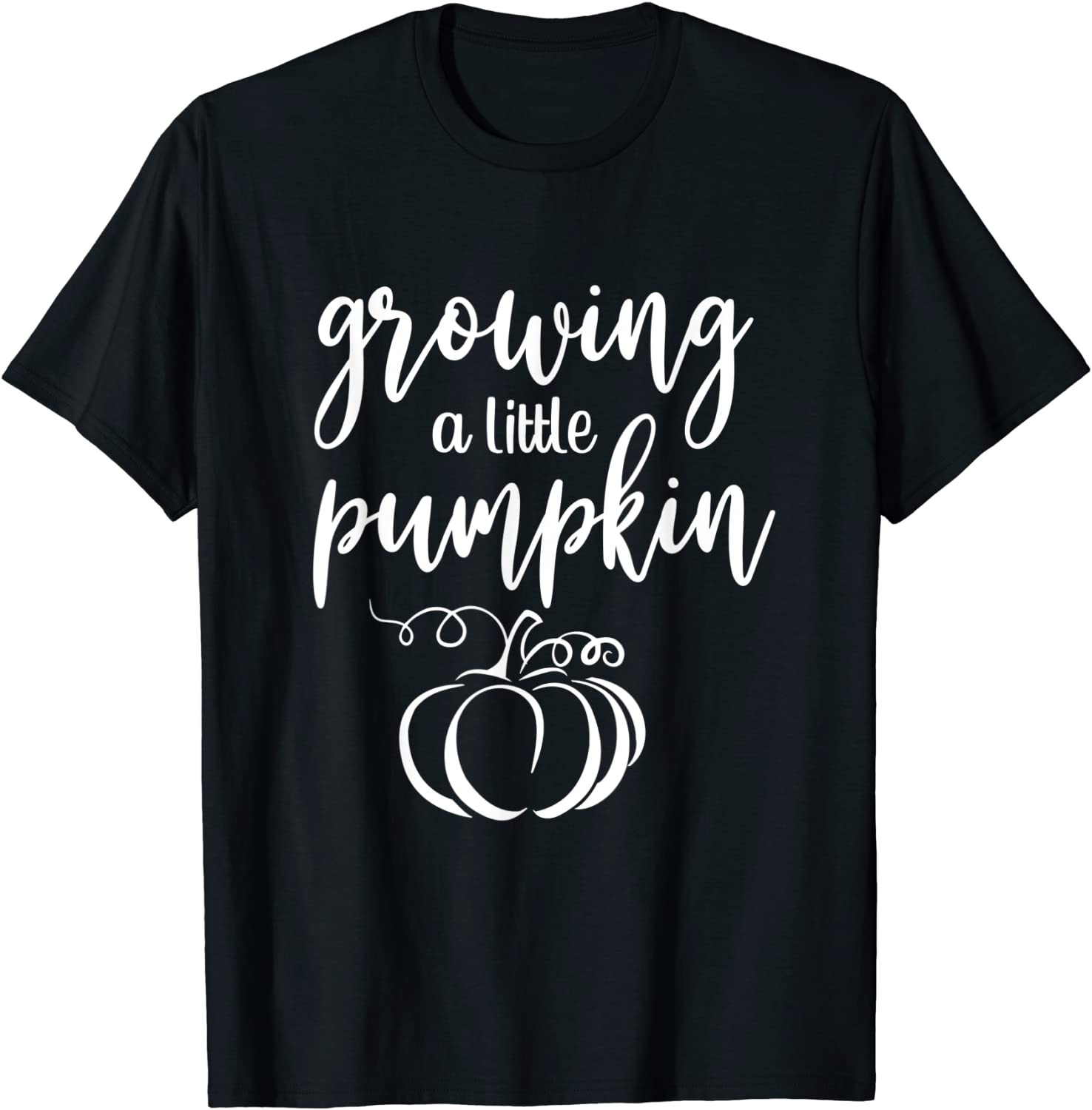 Growing Little Pumpkin Thanksgiving Pregnancy Announcement T-Shirt