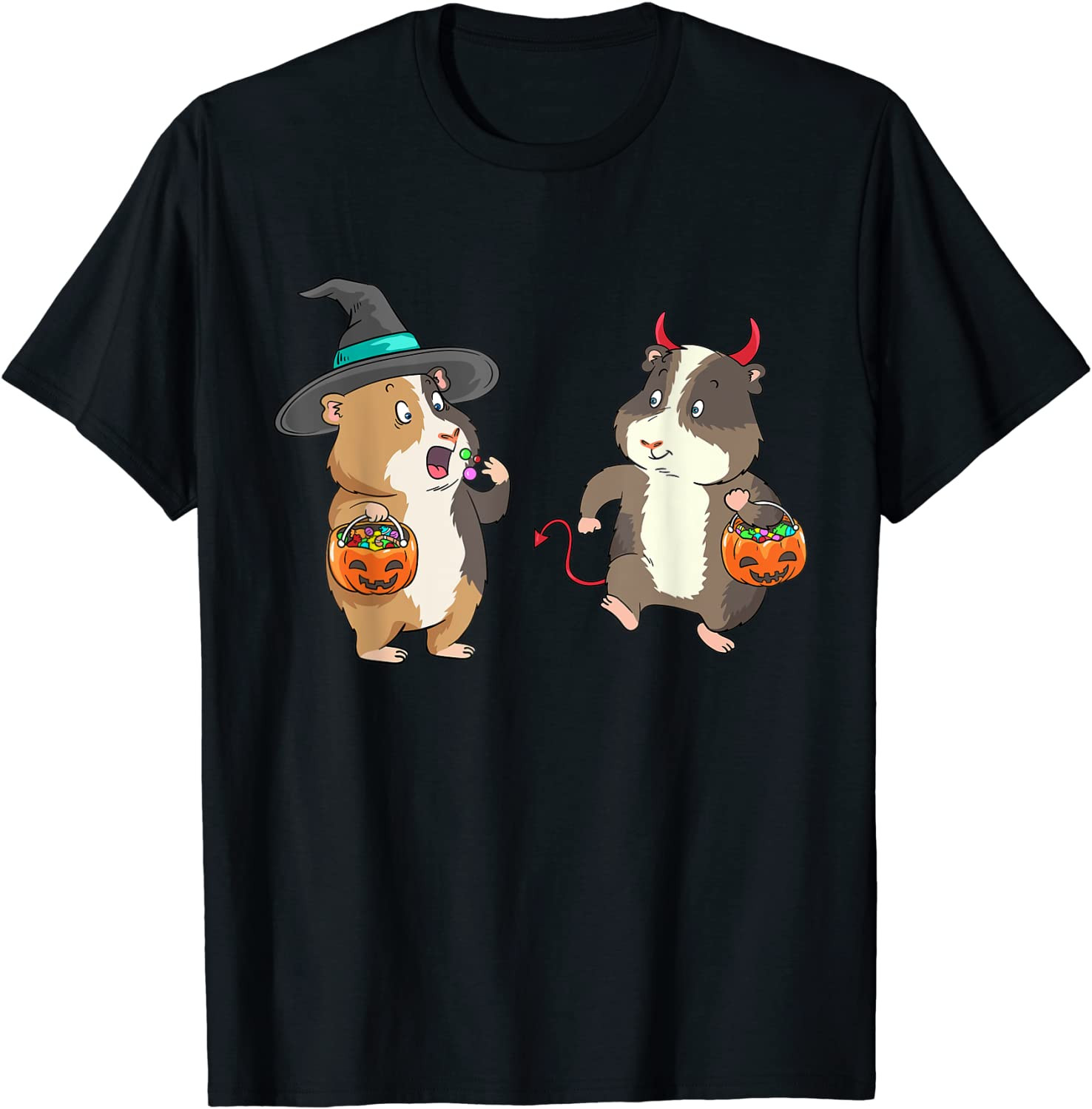 Guinea Pig Halloween Costume Witch T-Shirt