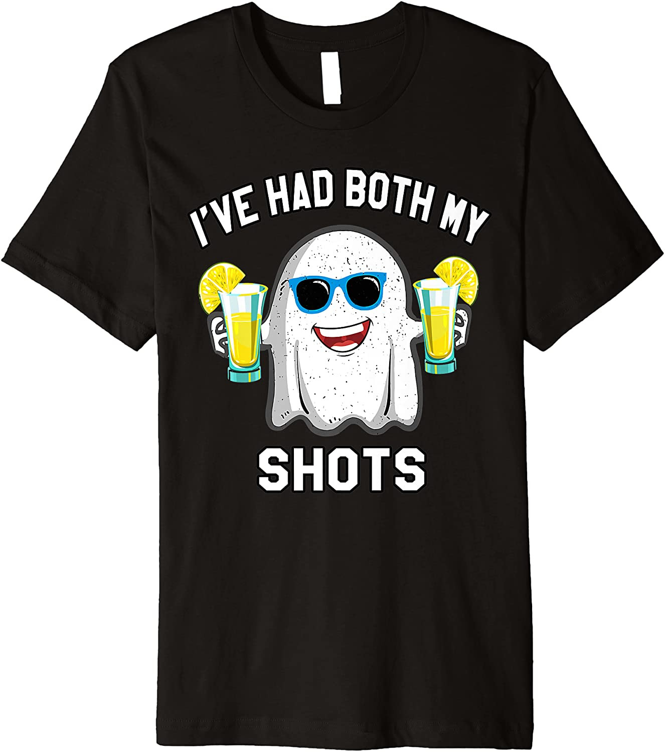 Halloween Ghost I Had My Shots Drinking Squad Halloween T-Shirt