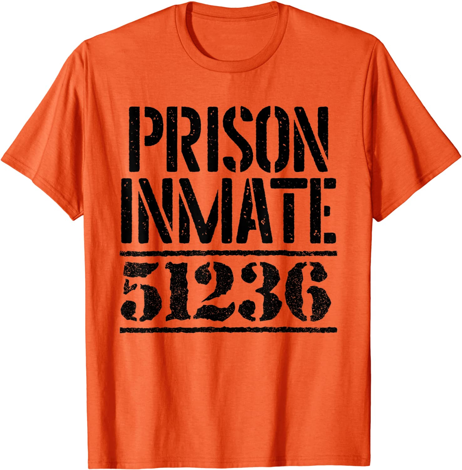 Halloween Inmate Prison Men Women Suit Costume, Prisoner T-Shirt