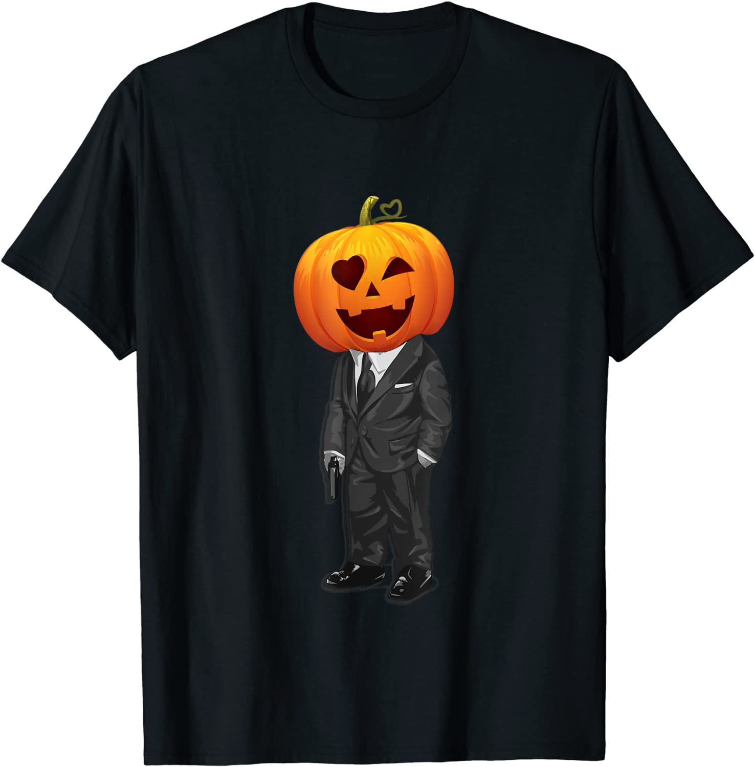 Halloween "Men In Pumpkin" , Costume Scary T-Shirt