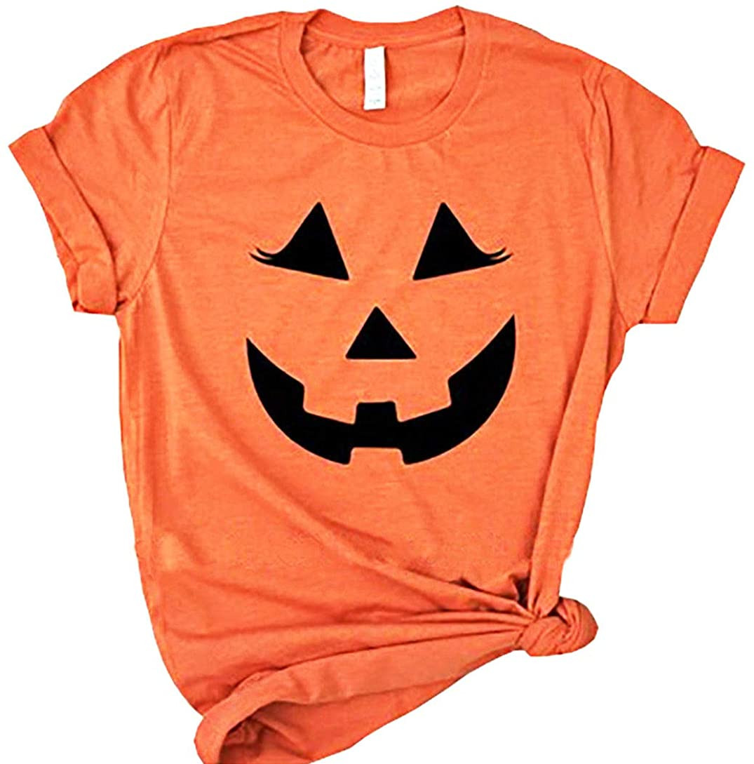 Halloween Pumpkin Face T-Shirt