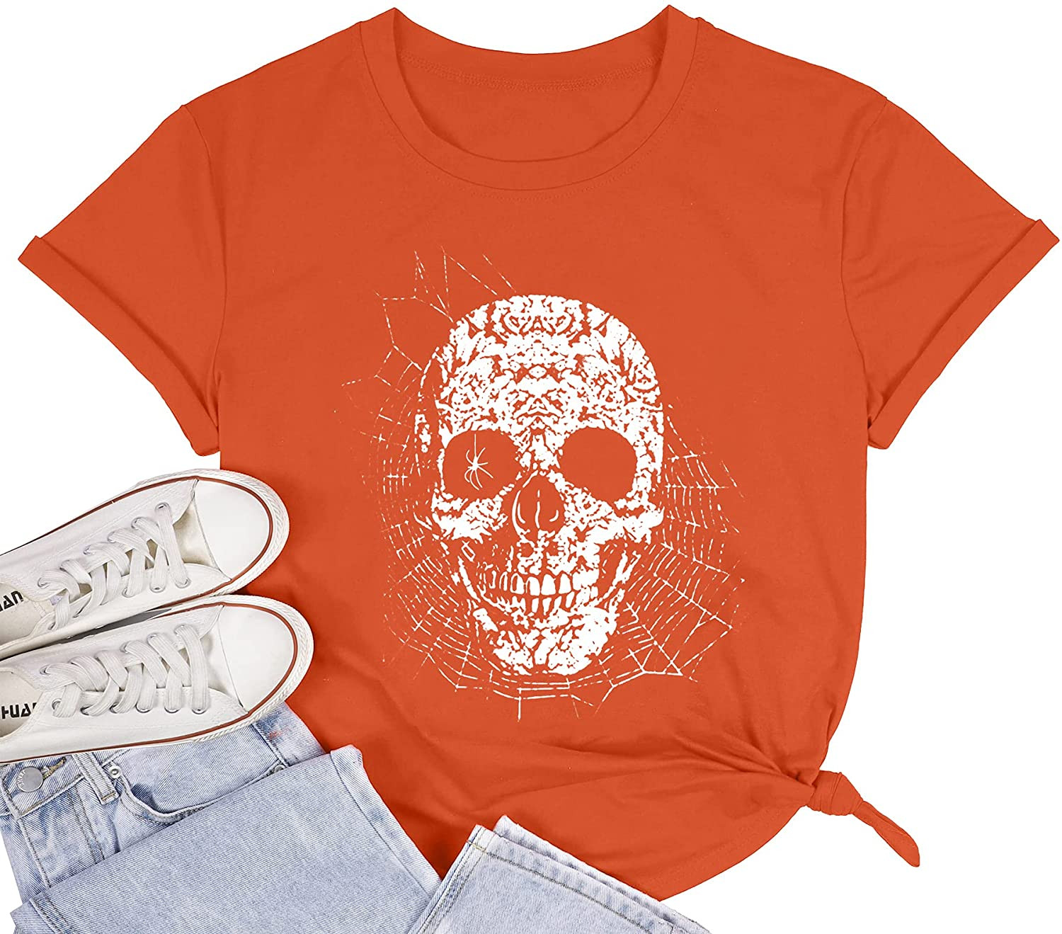 Halloween Skull  T-Shirt