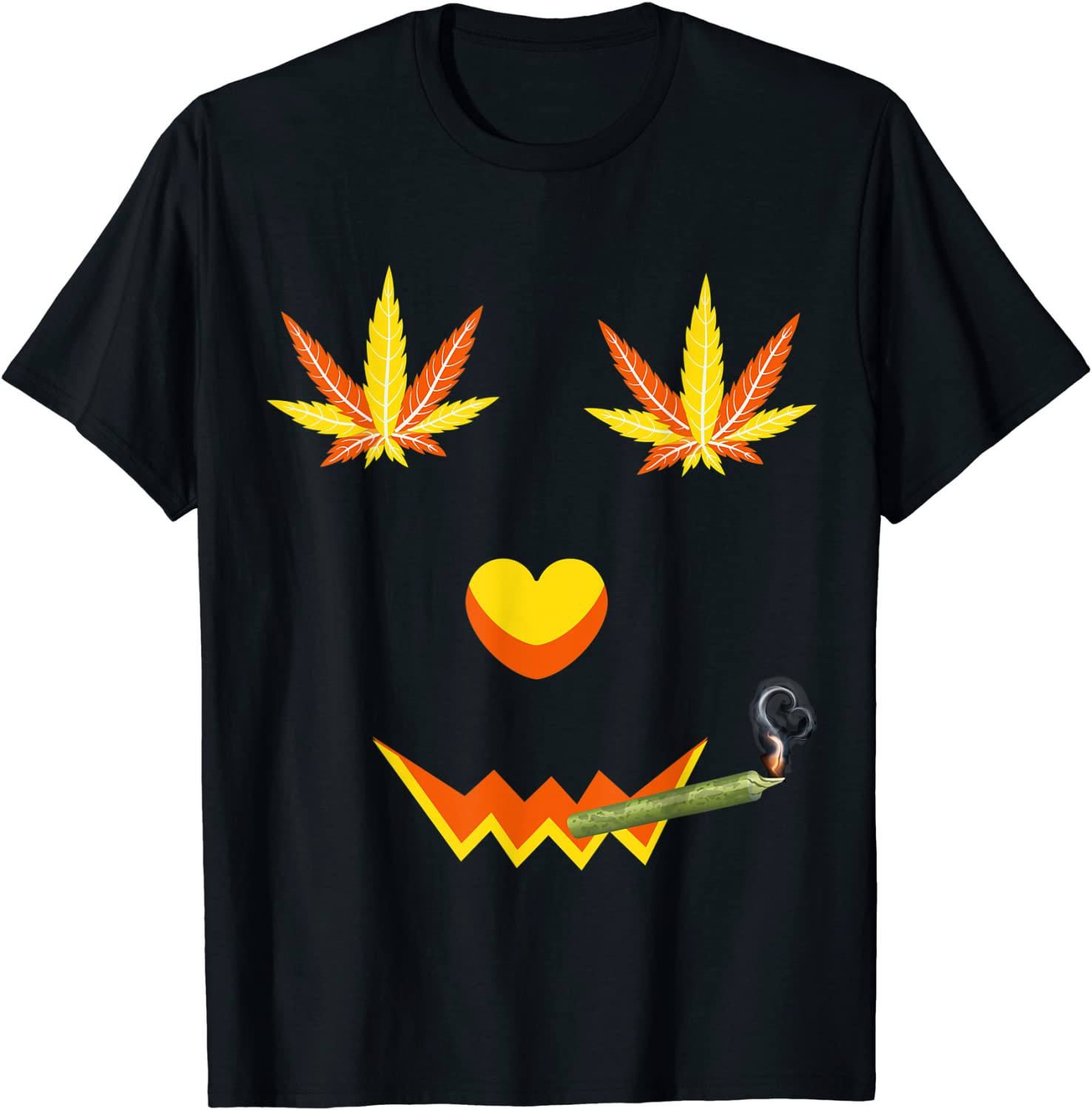 Halloween Smoking Weed T-Shirt