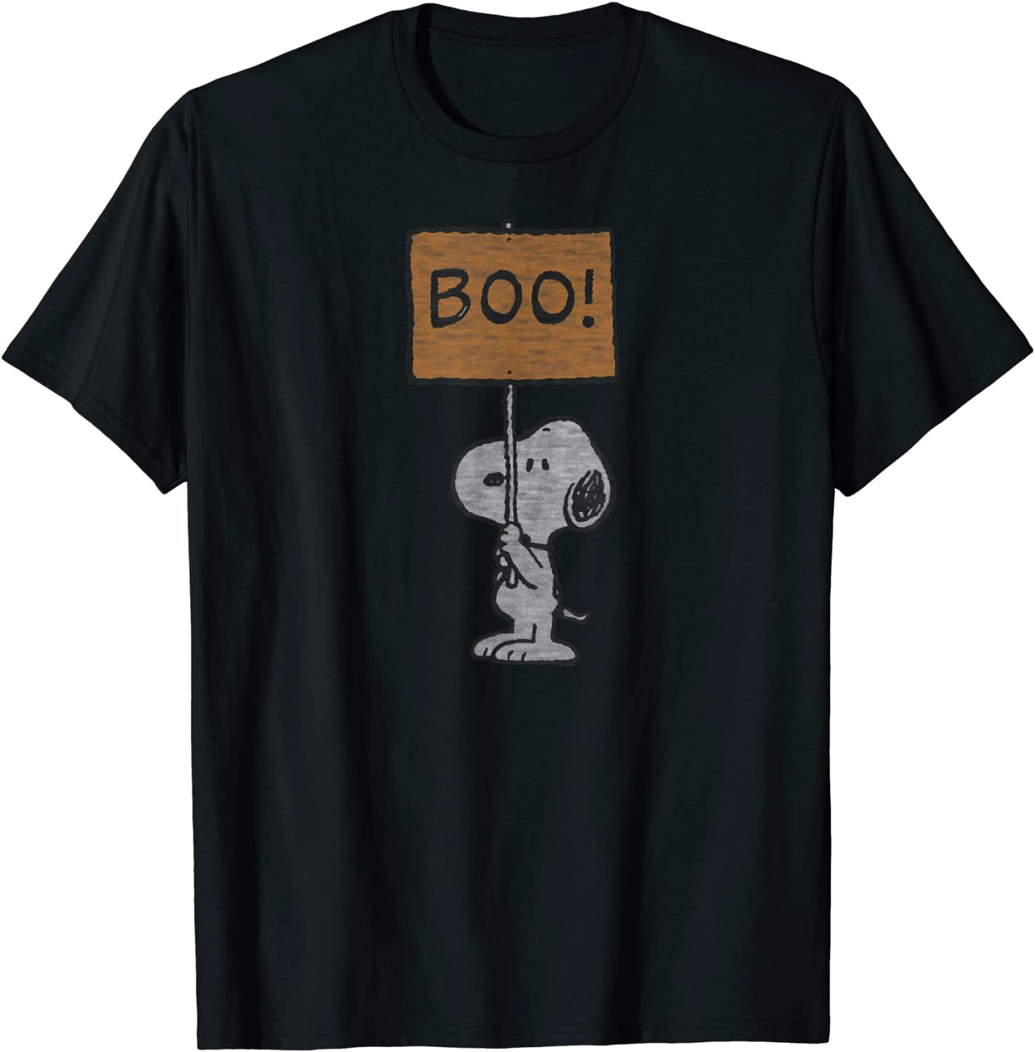 Halloween Snoopy Boo Sign T-Shirt