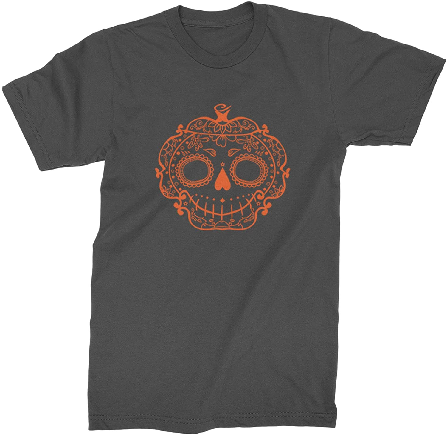 Halloween Sugar Skull Pumpkin Head T-Shirt