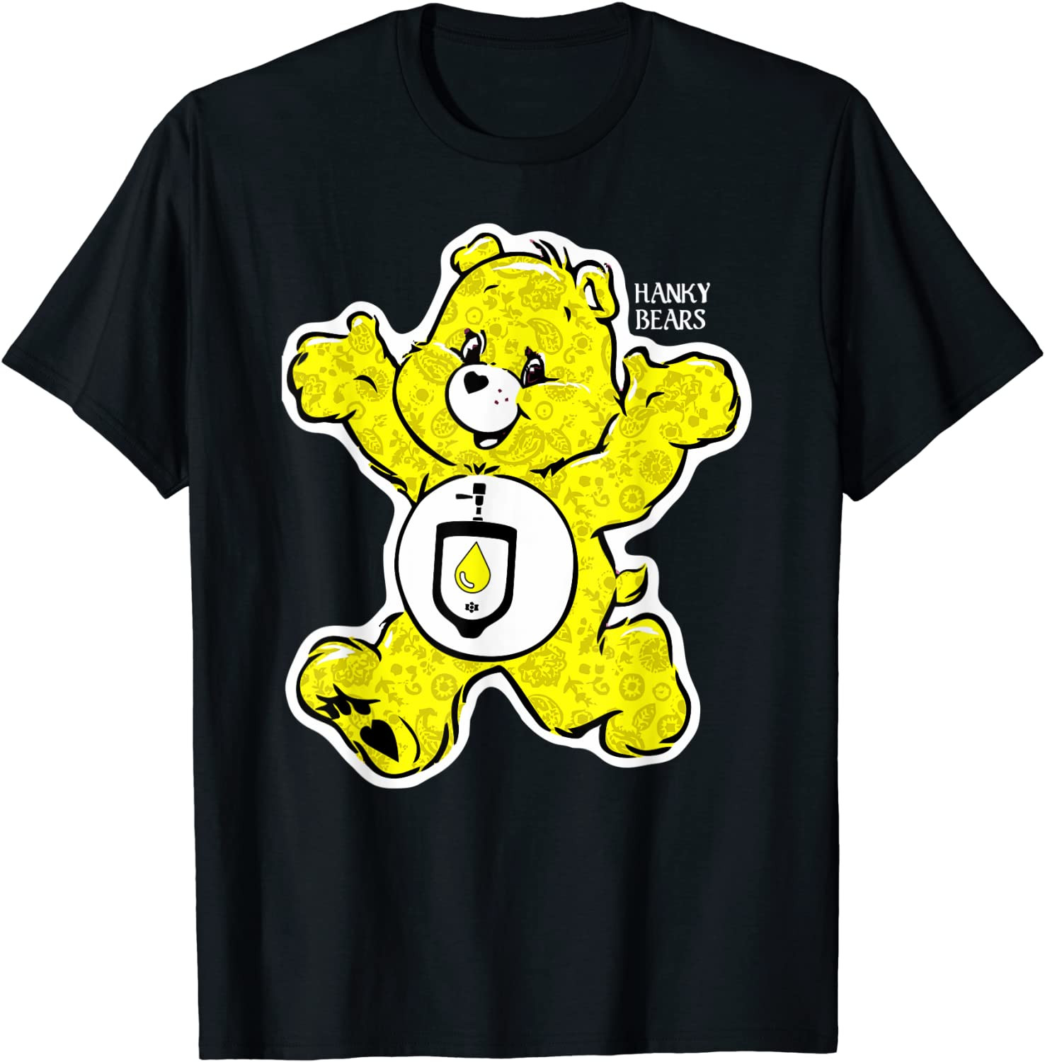 Hanky Bears - Yellow Watersports Popular Halloween Costume T-Shirt