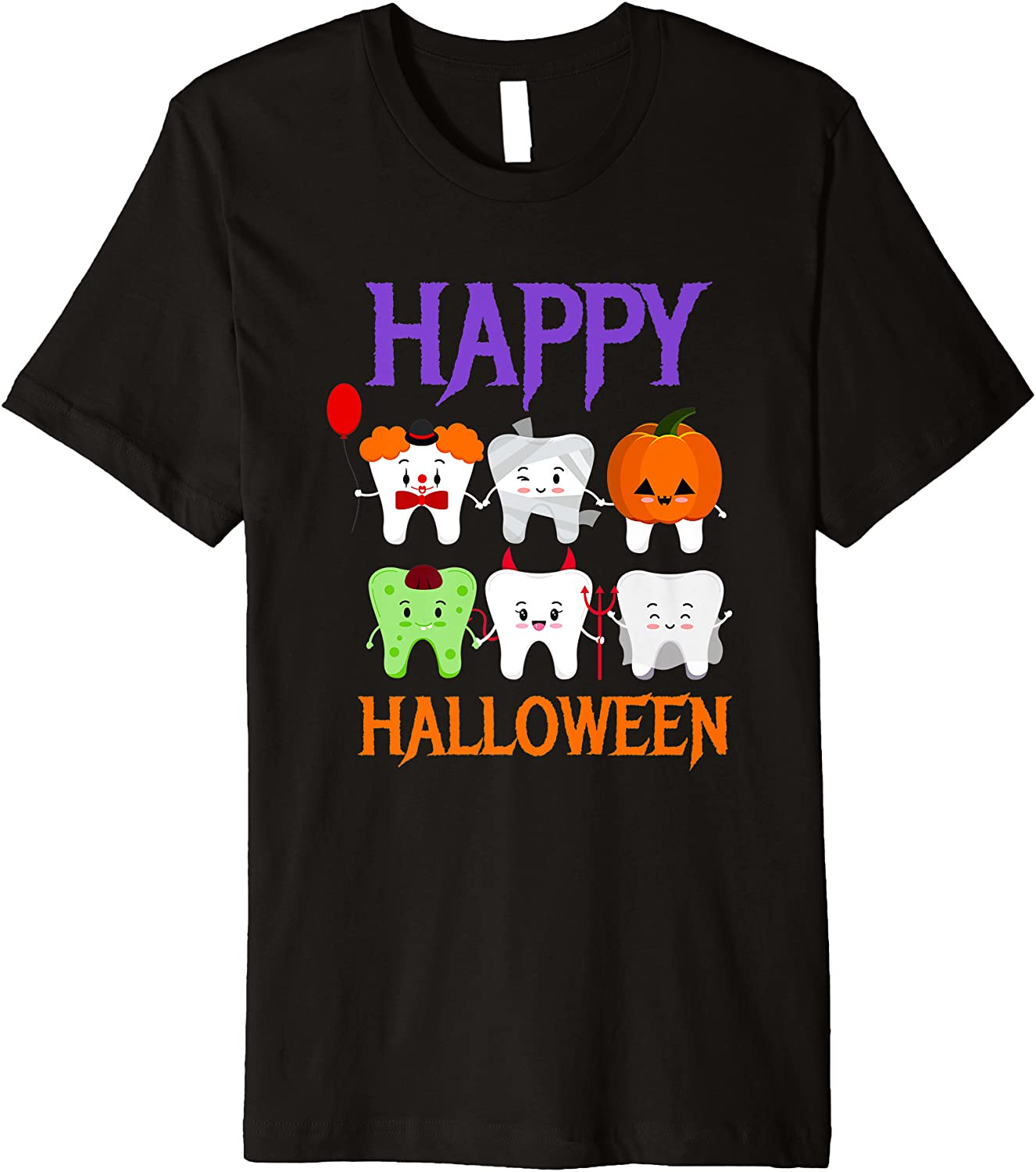 Happy Halloween Costume I Dental Tooth Fairy Dentist Fun T-Shirt