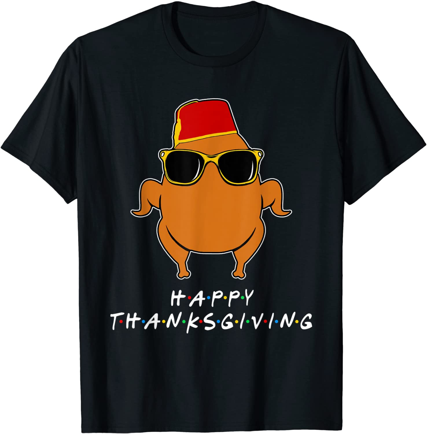 Happy Thanksgiving Friends T-Shirt