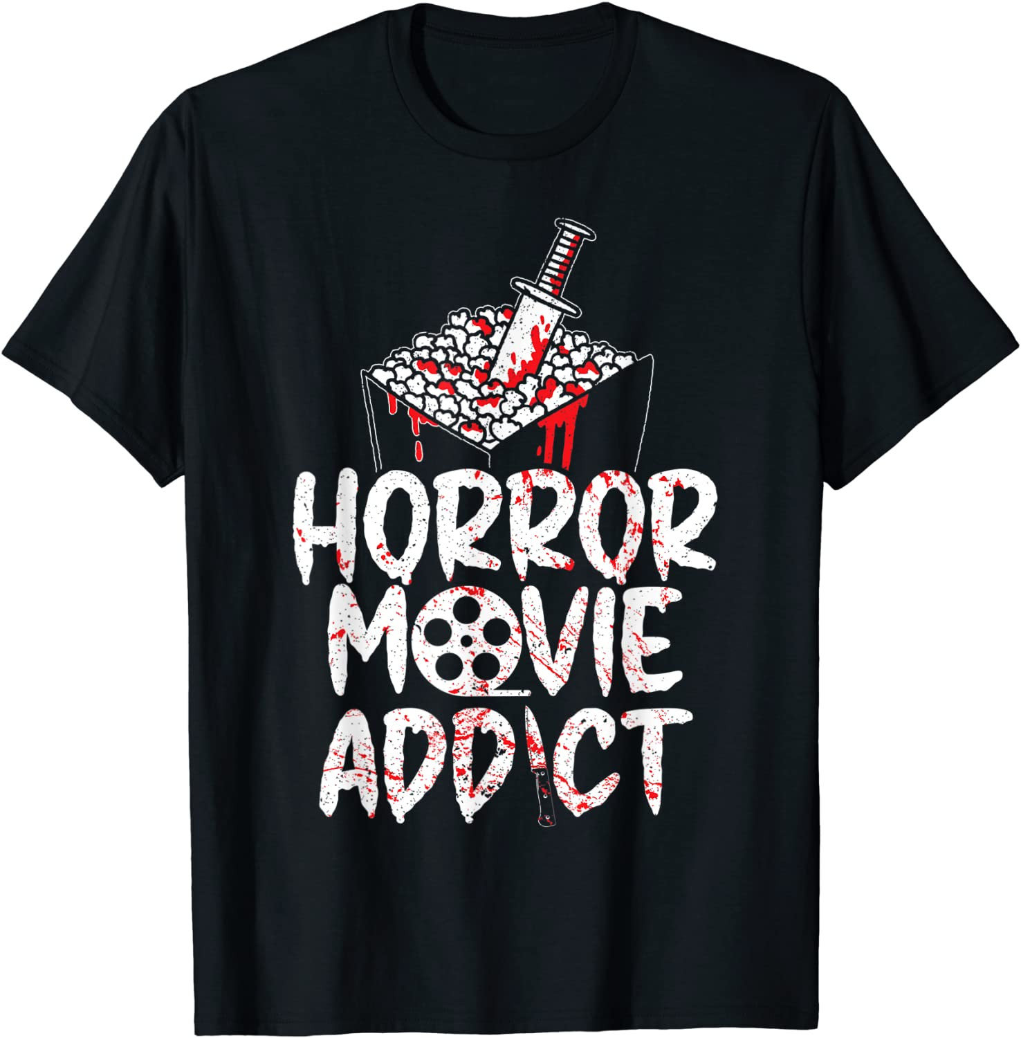 Horror Movie Addict Halloween T-Shirt