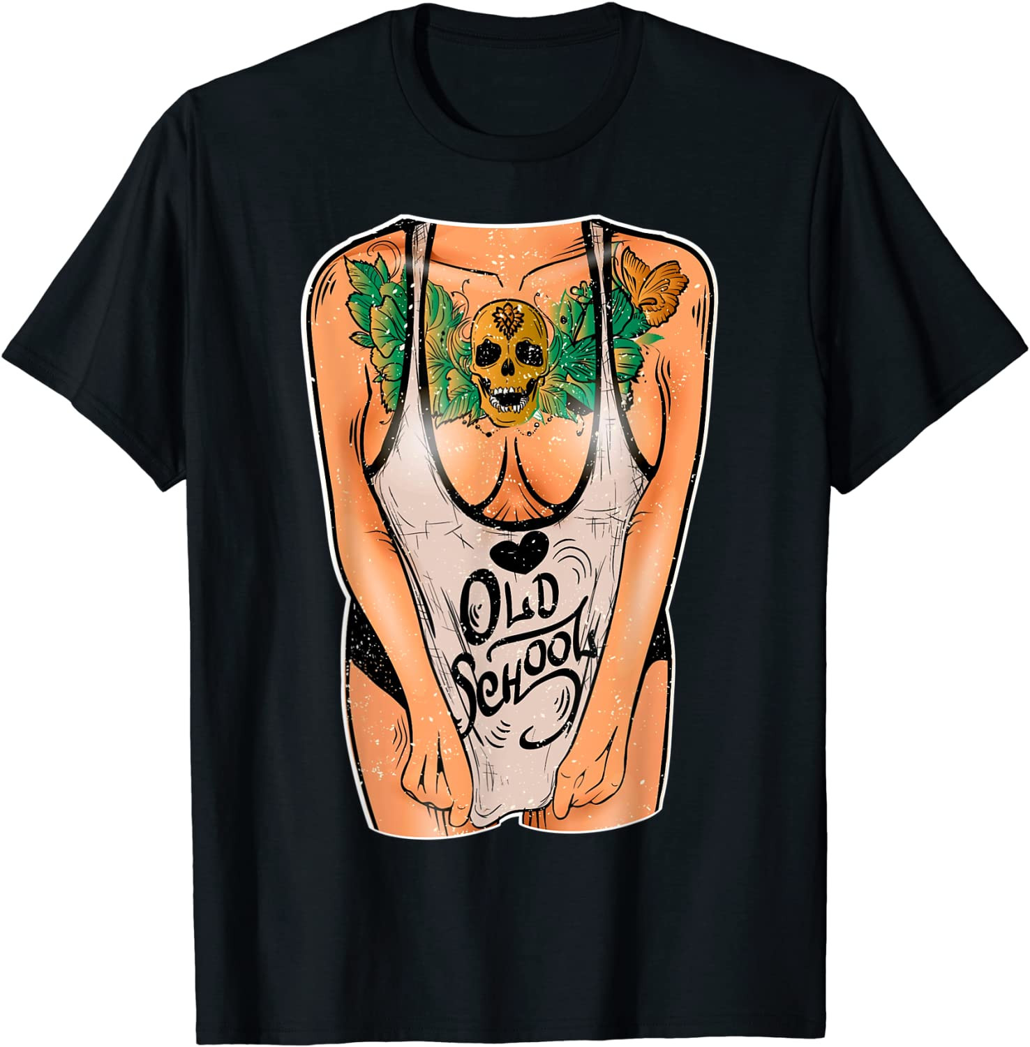 Hot Chick Men Or Women Lazy Halloween Costume T-Shirt