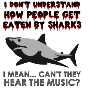 I don't understand how people get eaten by sharks - funny