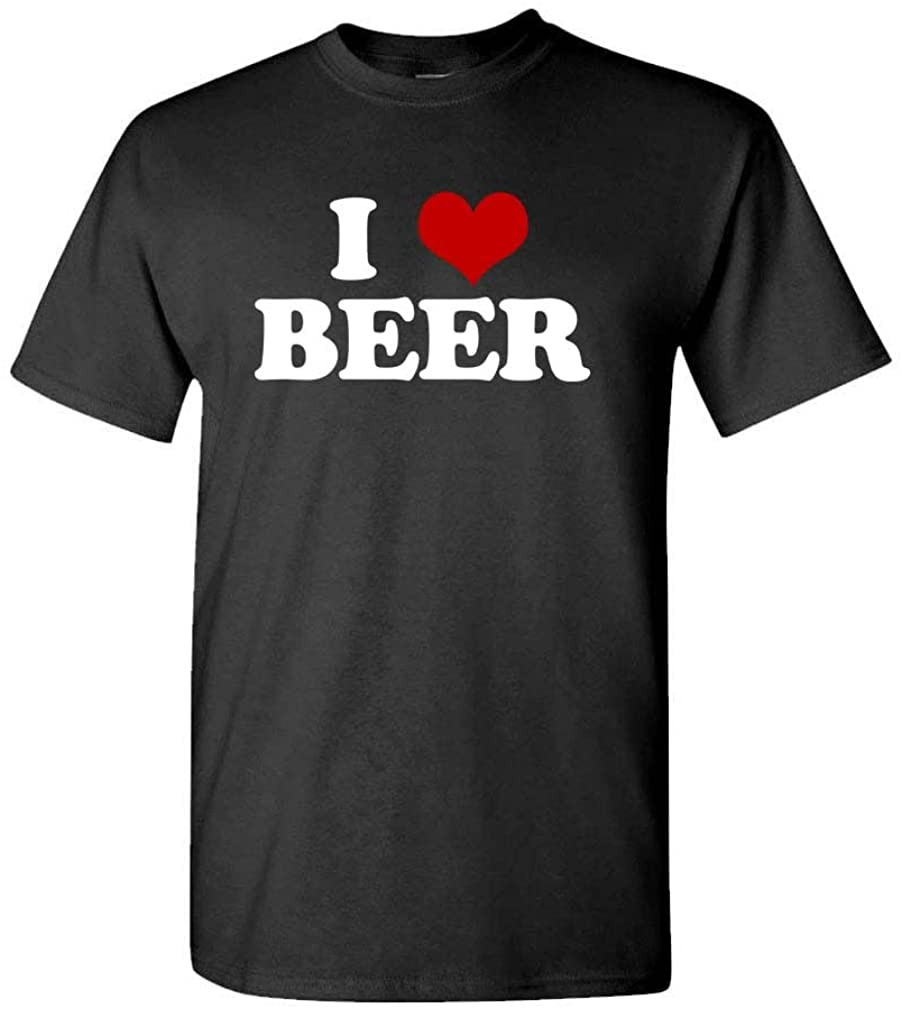 I Heart Beer Love Alcohol Brew Lager ALE - T-Shirt