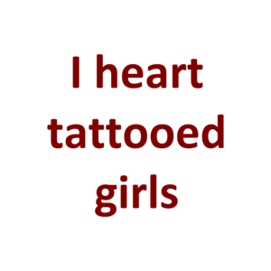 I heart tattooed girls